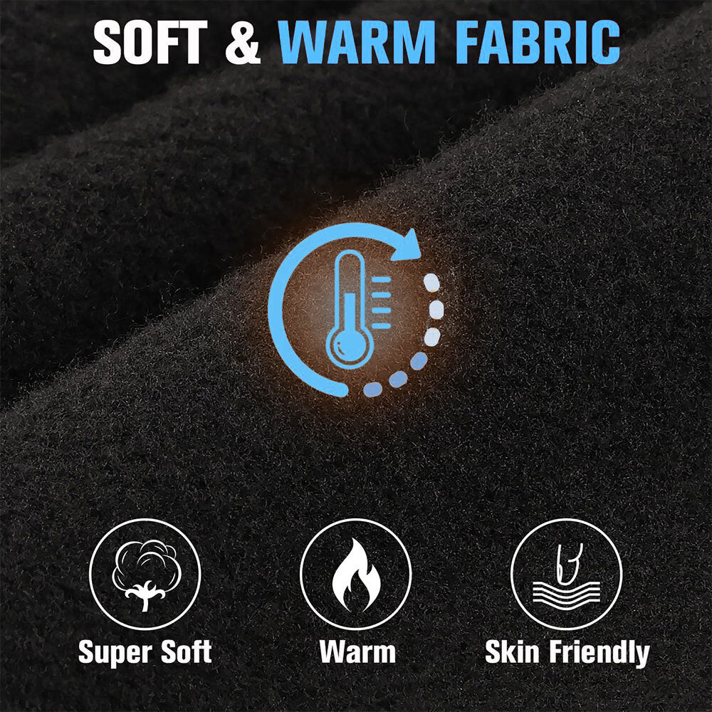 Full Face Ski Mask Balaclava Windproof Fleece Head Cover for Winter Sports