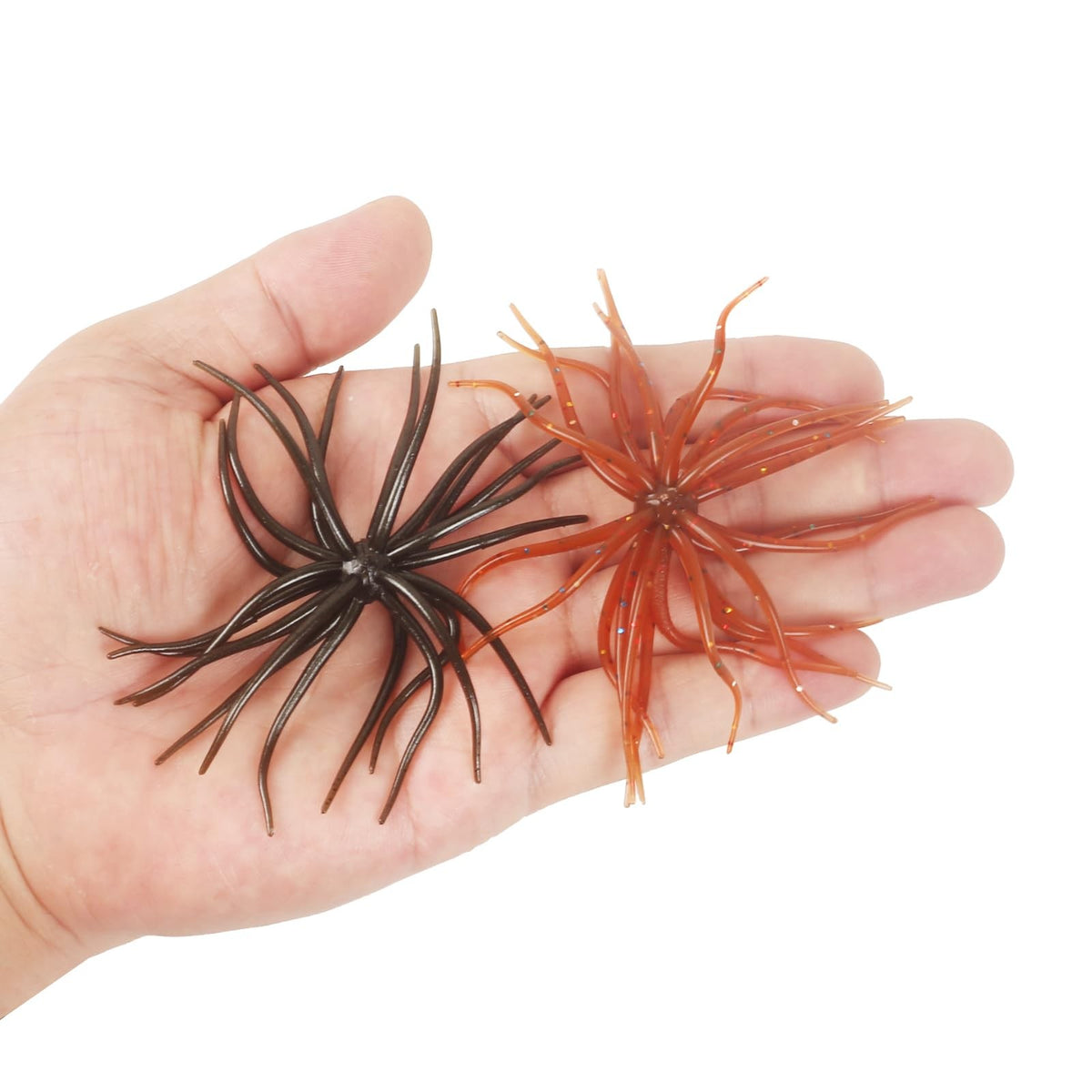 Silicone Soft Dice Fishing Lures 12pcs - Flexible Prey Attractant Baits