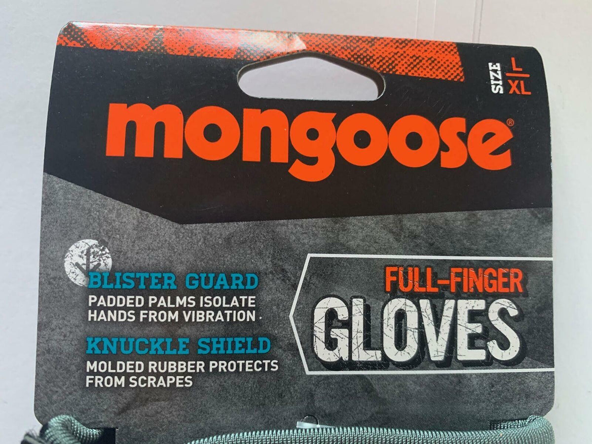 Bicycle Gloves Full Finger Padded MTB BMX Bike Gloves L/XL Black