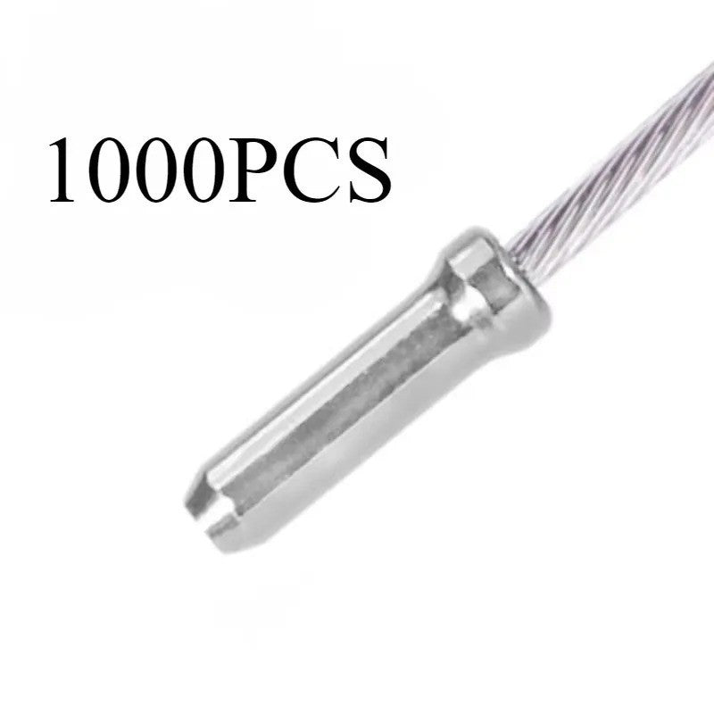 Bike Brake Shift Cable End Caps - Bicycle Cable Ferrules Pack of 10-1000