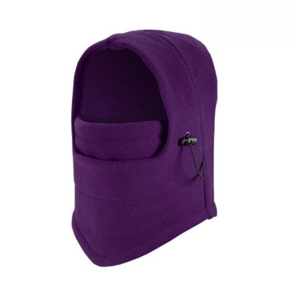 Winter Windproof Fleece Neck Warmer Balaclava Hood for Skiing & Snowboarding