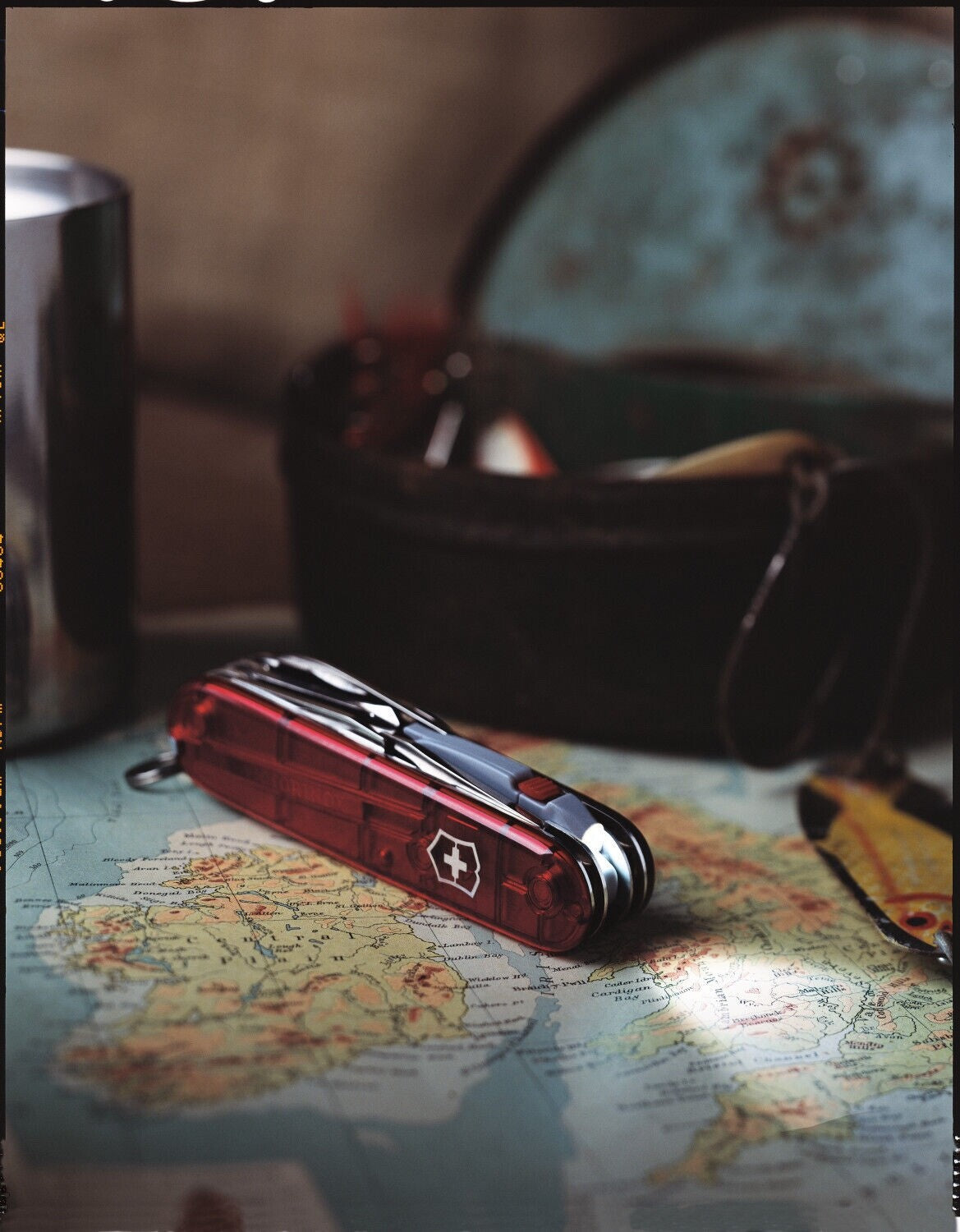 Victorinox Swiss Army Knife Spartan Lite Red Translucent 15-Tool Multi-Tool
