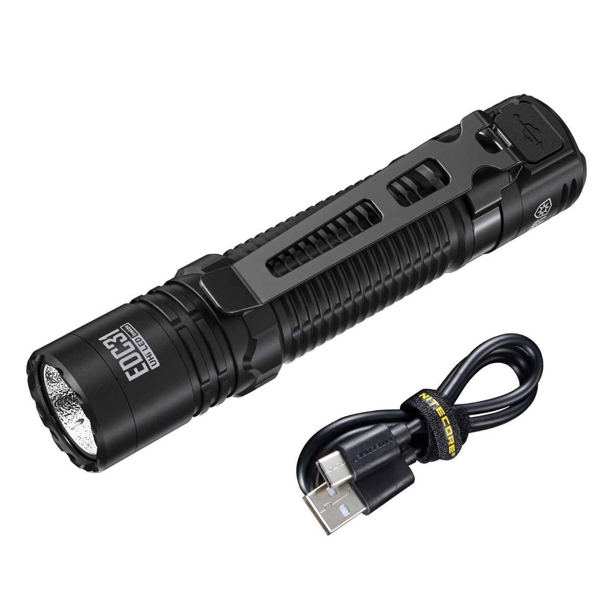 Rechargeable LED Flashlight 3500 Lumens USB-C Outdoor, EDC, Handheld Torch