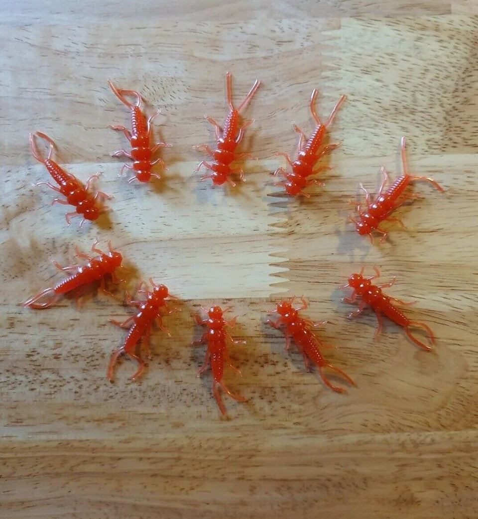 40 Pack of Stonefly Nymphs for Trout & Panfish Fishing - Multiple Colors