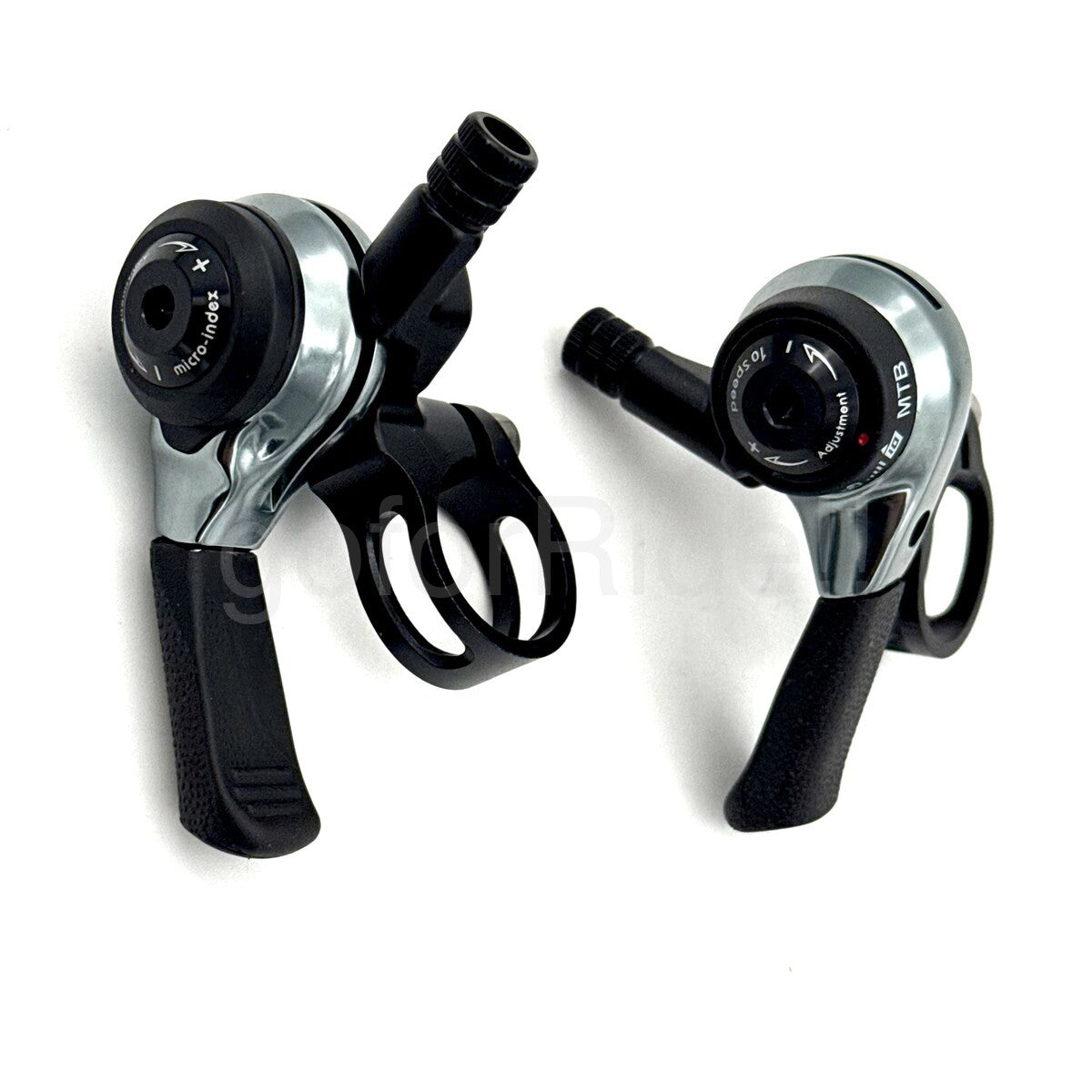 Microshift 2/3x10 Speed MTB Thumb Shifter Pair - Left & Right, 22.2mm Clamp