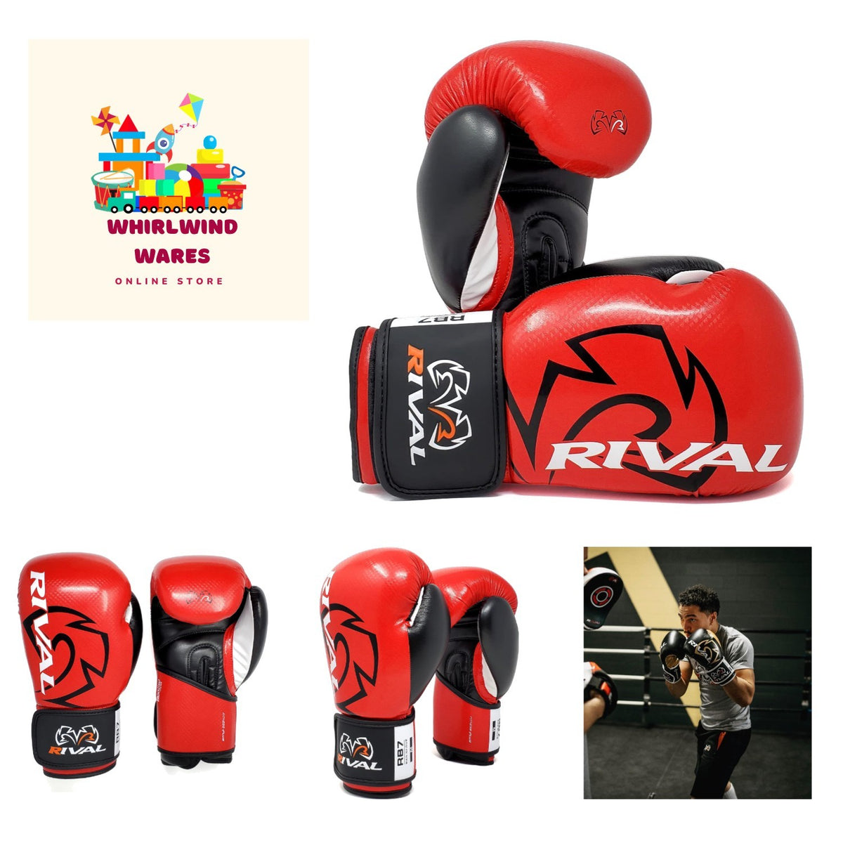 Boxing Training Gloves for Heavy Bag & Mitts - Ergonomic Fit & Durable Design