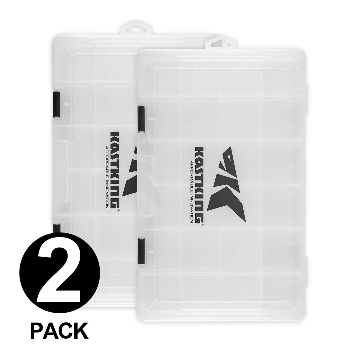 Plastic Tackle Box Set for Fishing Storage - Multiple Sizes & Pack Options