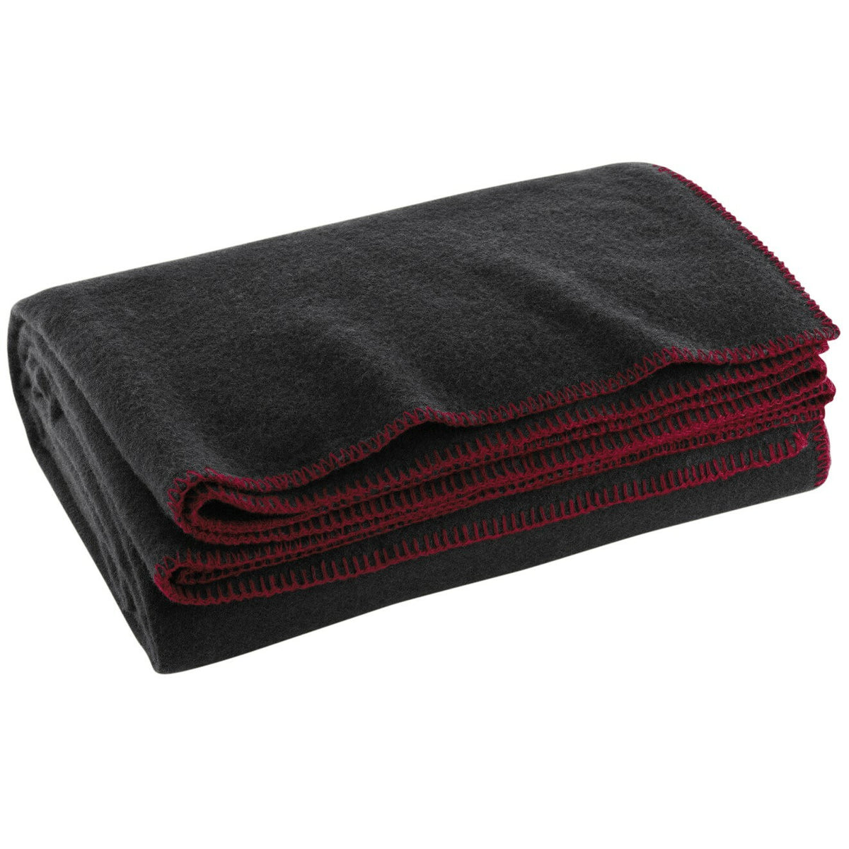 Military Camping Wool Blend Blanket 66x90 in Insulated Outdoor Survival