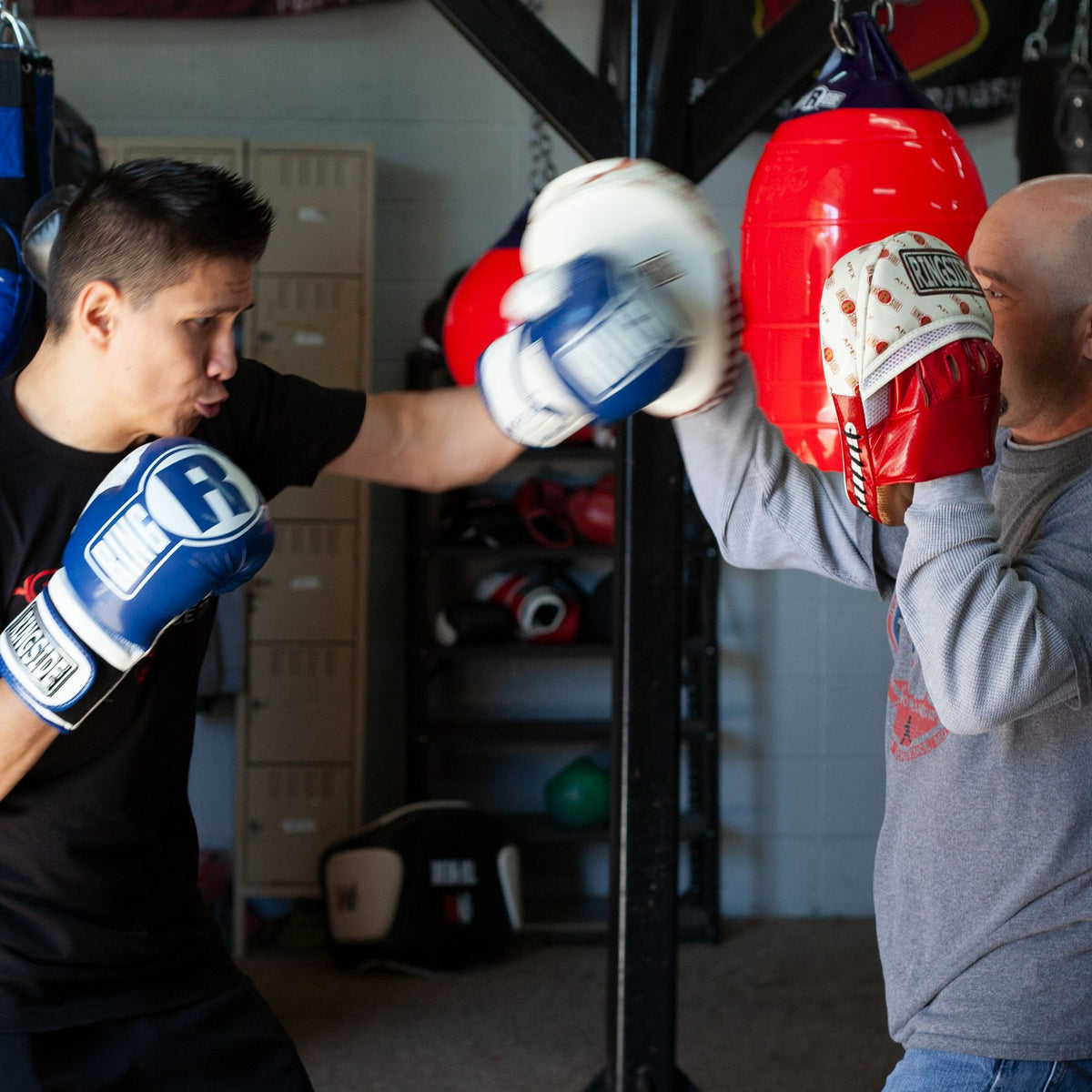 Boxing Punch Mitts for Training & Fitness - Durable Synthetic Leather