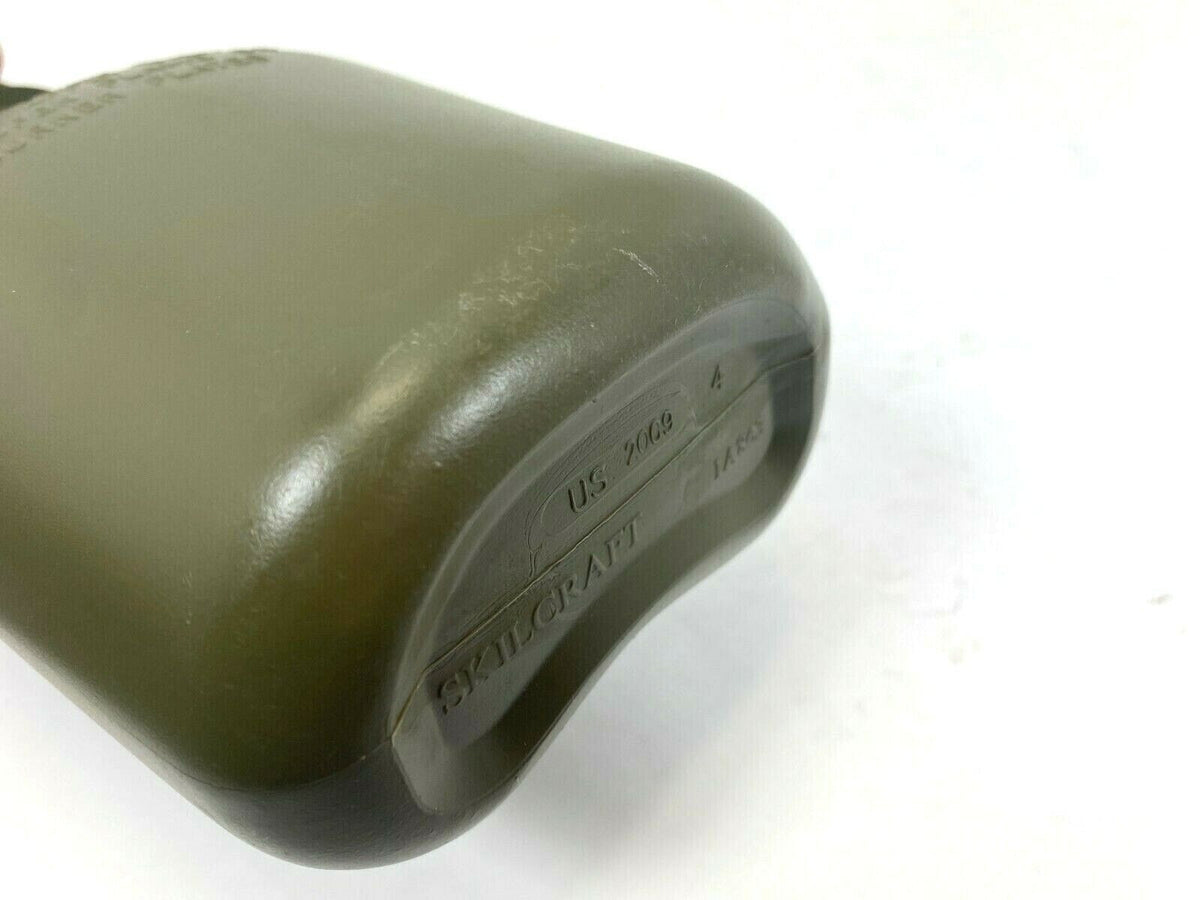 US Military 1 Quart OD Green Plastic Canteen BPA Free Made in USA