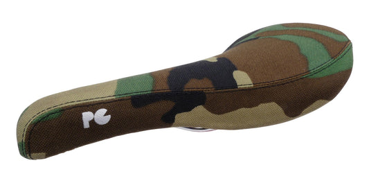 BMX Bicycle Saddle Seat - Railed, Camouflage, Ballistic Nylon, 10.75 Inch