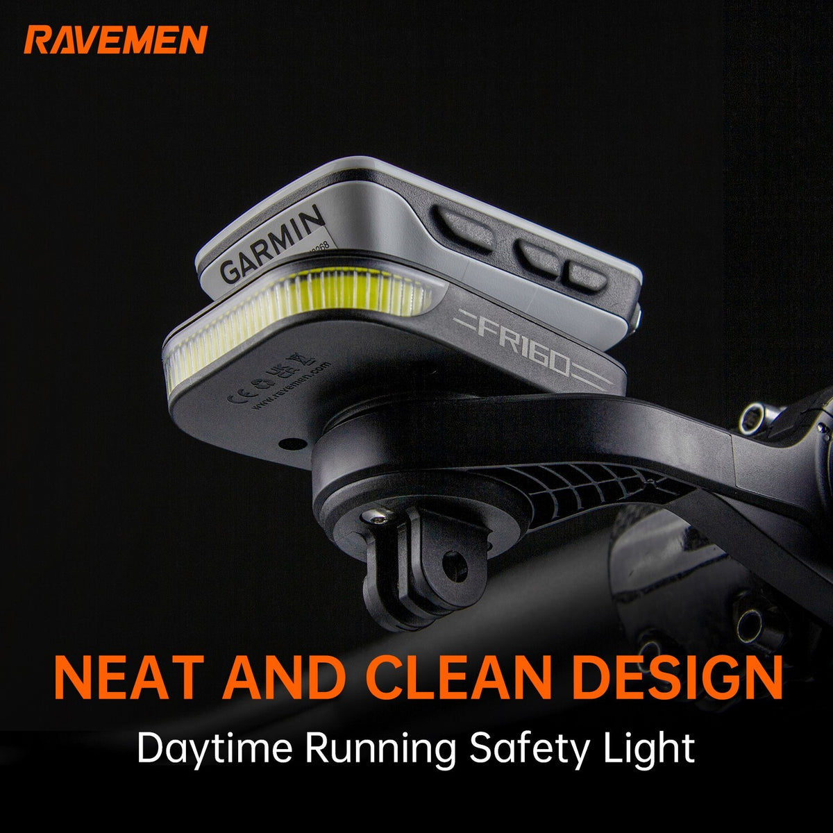Bike Front Light with Flashing Mode - Waterproof USB Rechargeable 160 Lumens