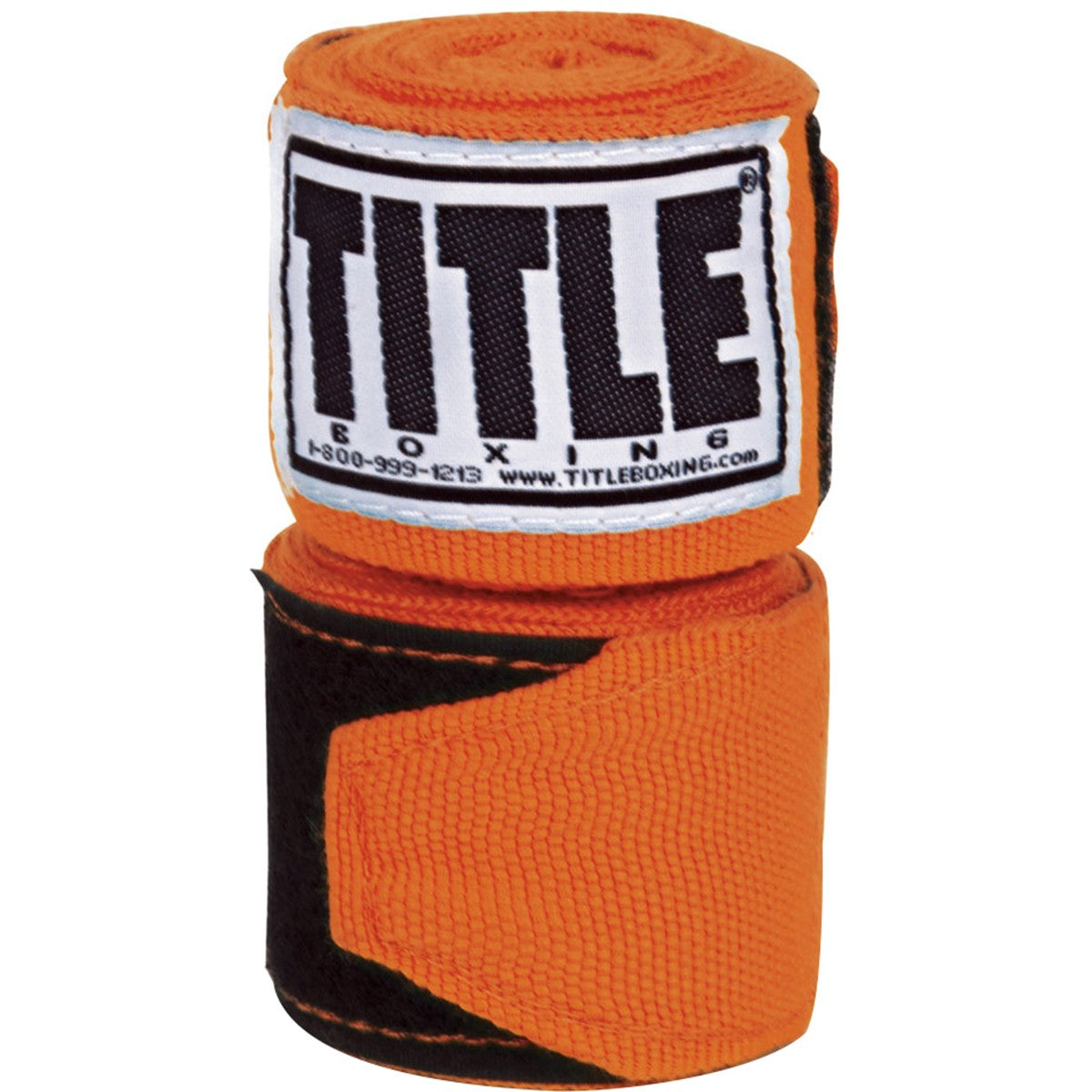 180-Inch Semi-Elastic Mexican Boxing Hand Wraps - Orange, Pair