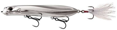 13 Fishing Power Slide 130 Topwater Pencil Popper Lure 7/8 Oz Chrome 5 Inch