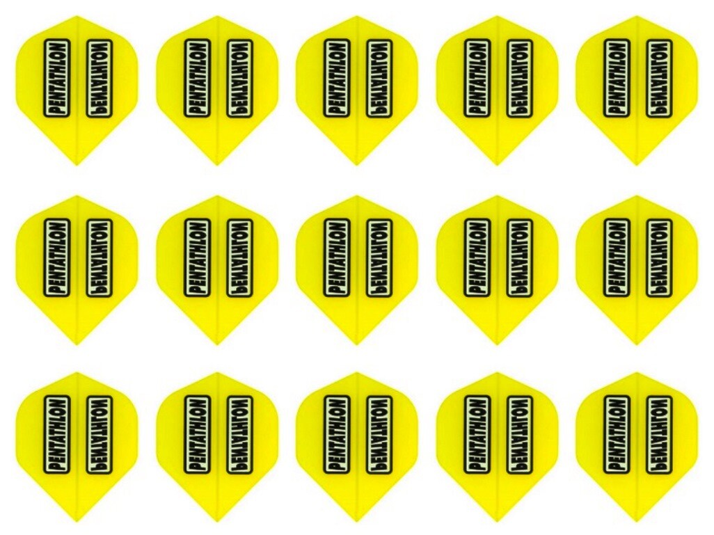 Dart Flights 100 Micron Standard Sets - 5-Pack, Multi-Color