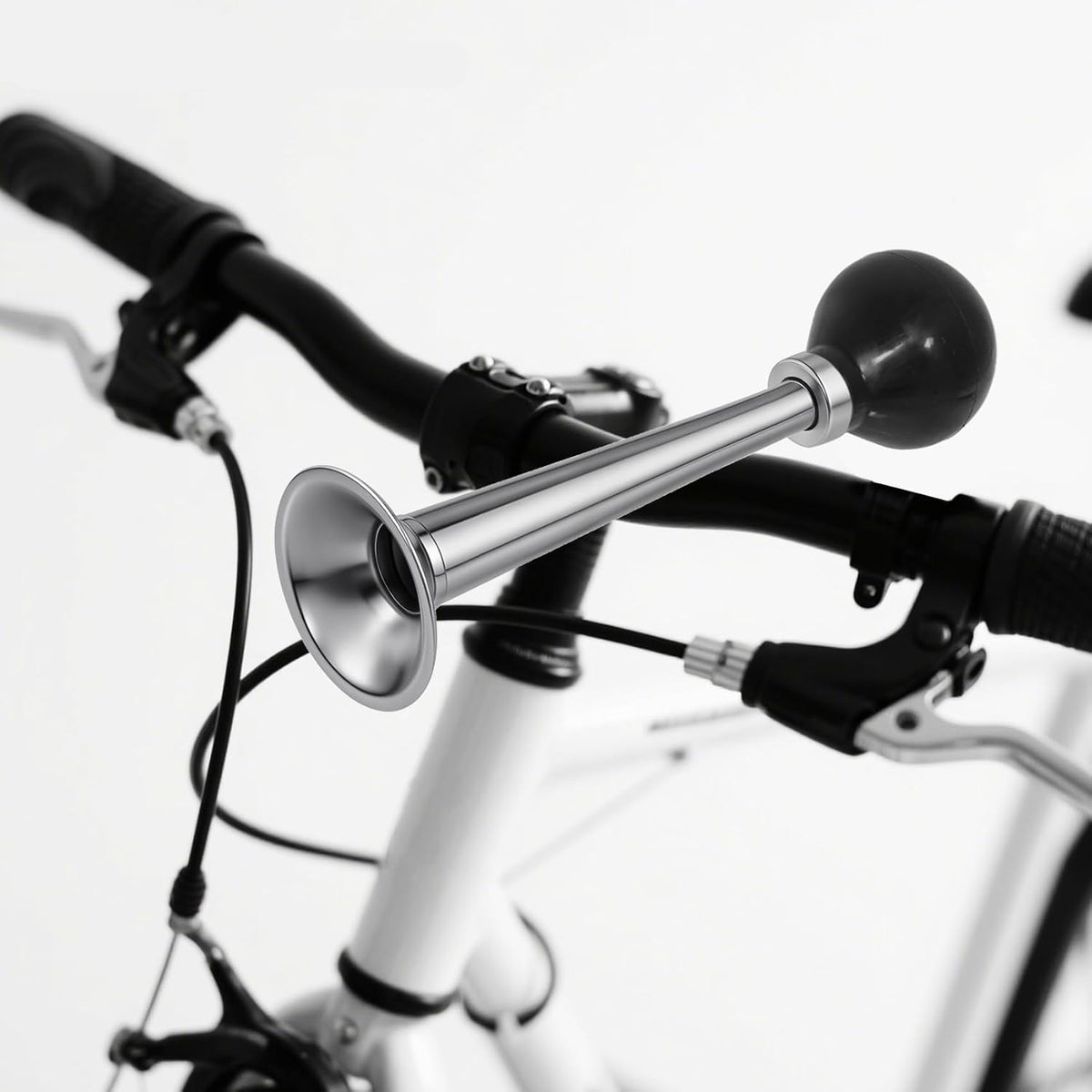 Bike Horn for Adults - Classic Metal Squeeze Clown Horn, Universal Fit