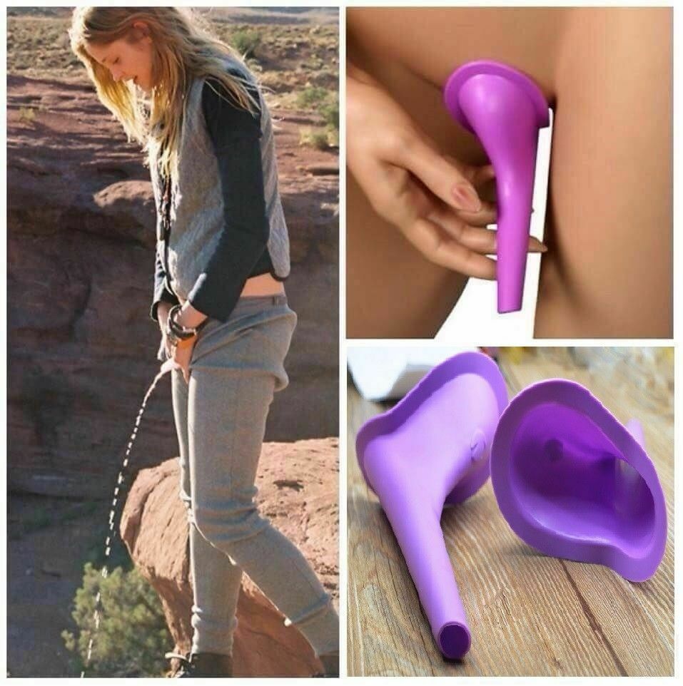 6PCS Portable Female Urinal Funnel for Camping Travel Women Pee Device