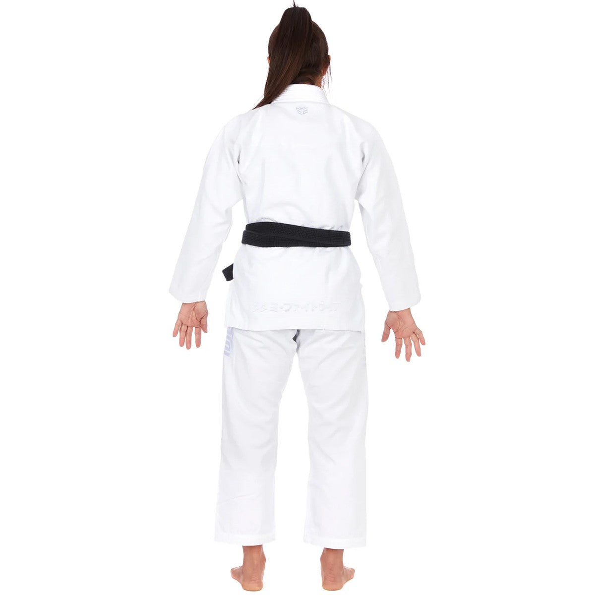 Women's BJJ Gi Tatami Fightwear Estilo Black Label White/White