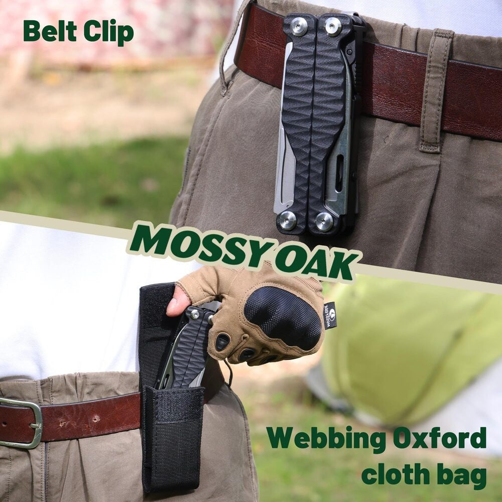 17-in-1 Multi Tool with CNC Steel Pliers for Camping, Hiking, Survival