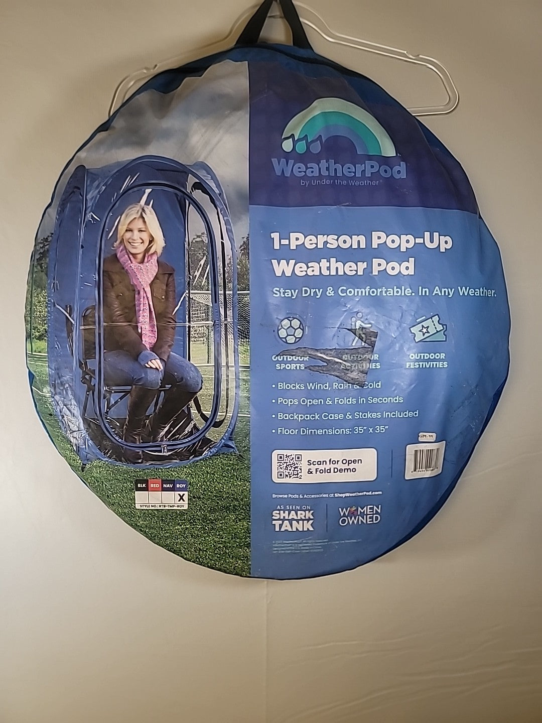 Single Person Pop-Up Camping Shelter – Durable Waterproof Tent