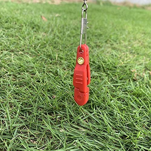 3 Pack Fishing Quick Release Clips with Steel Line - Durable & Lightweight