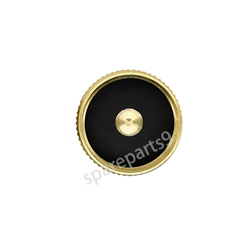 6 Pack Brass Propane Bottle Caps for Refill 1 lb Gas Tanks Seal & Protect