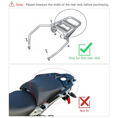 Motorcycle Rear Frame Tail Bag Waterproof Luggage Rack Tool Pouch