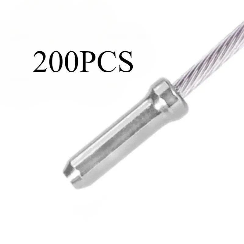 Bike Brake Shift Cable End Caps - Bicycle Cable Ferrules Pack of 10-1000