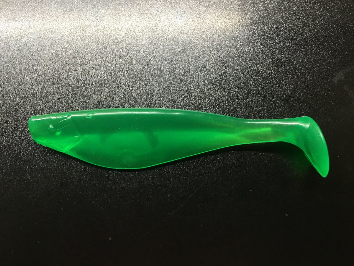 6-Inch Soft Plastic Shad Baits for Fishing - Multiple Colors & Quantity Options