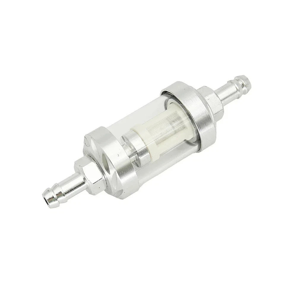 8mm CNC Aluminum Fuel Filter Inline Gas Oil Filter for Motorcycle ATV Bike