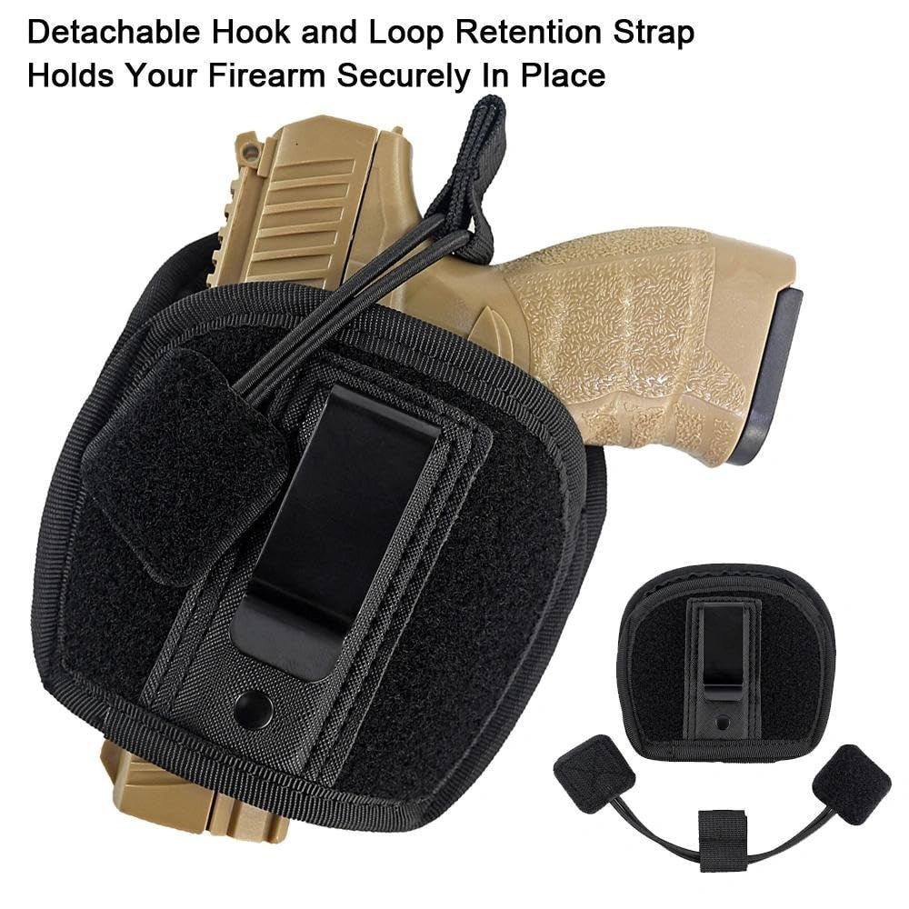 Tactica IWB Gun Holster with Light for Most Firearms – Concealed Carry