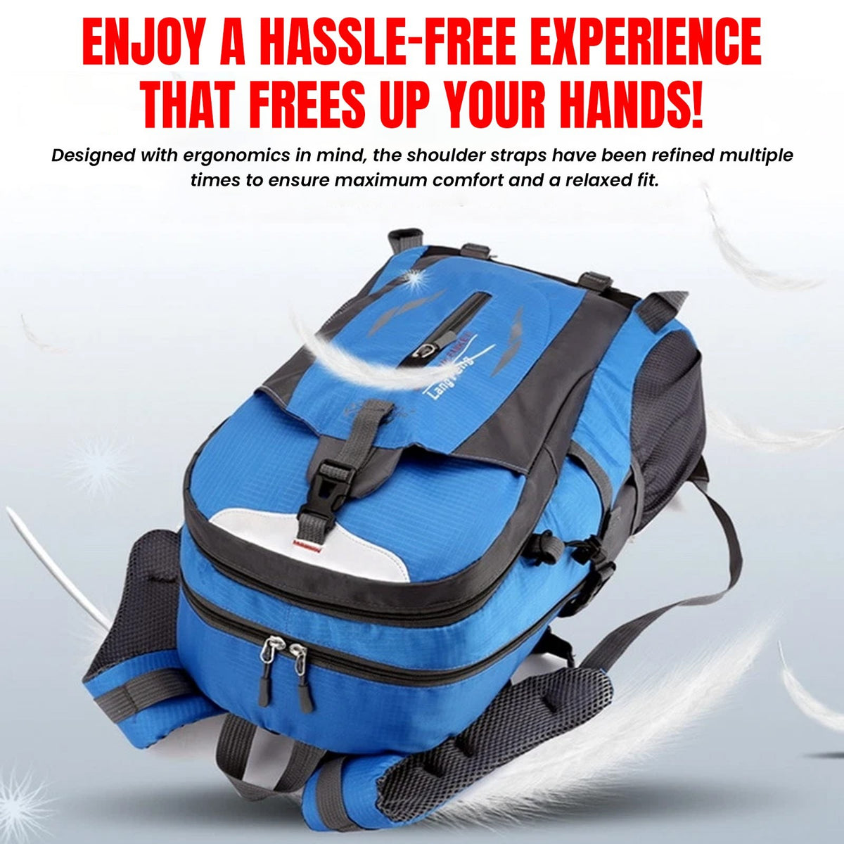 40L Travel Backpack for Men & Women Outdoor Hiking Camping Rucksack