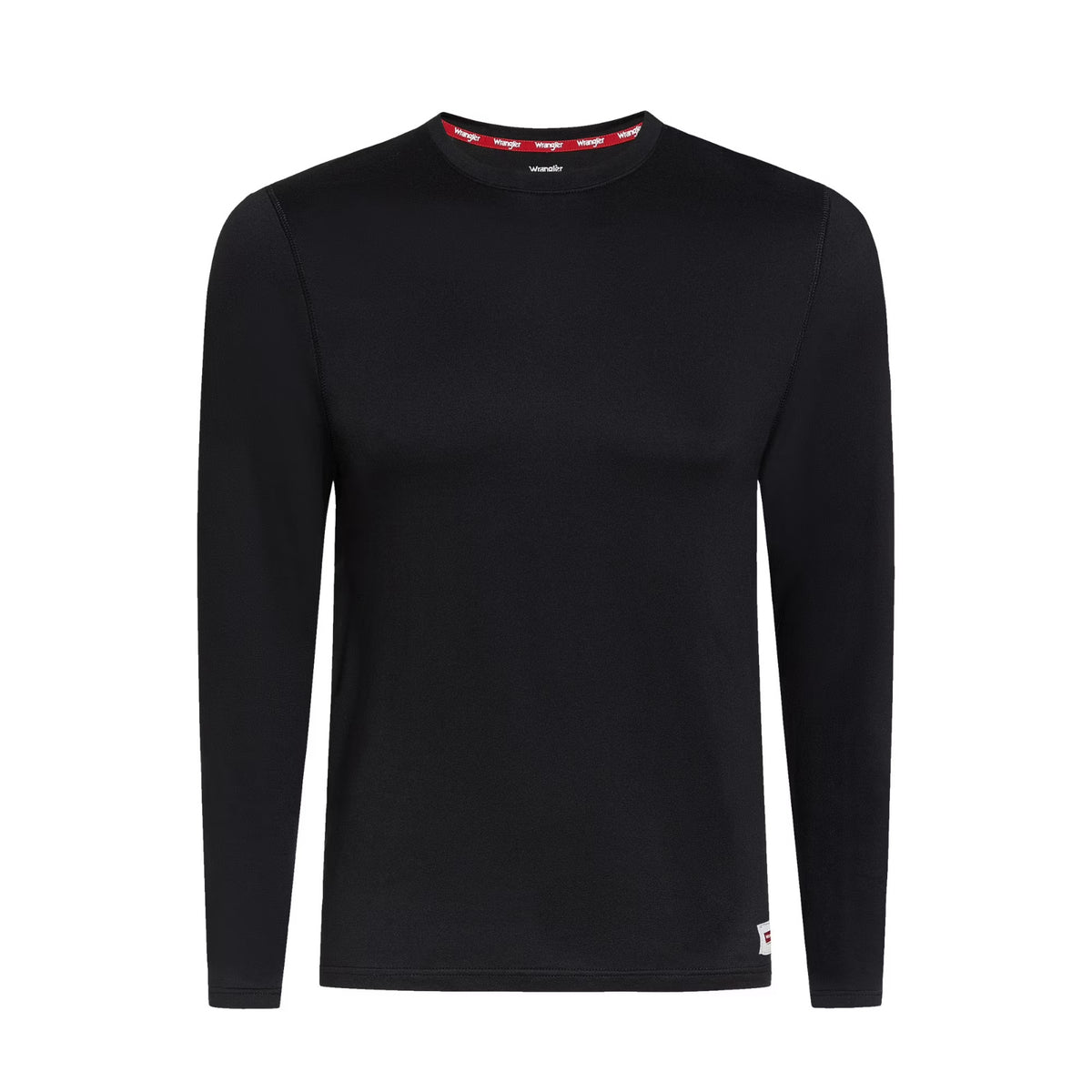 Men's Thermal Base Layer Top - Midweight, 4-Way Stretch, Black XXL