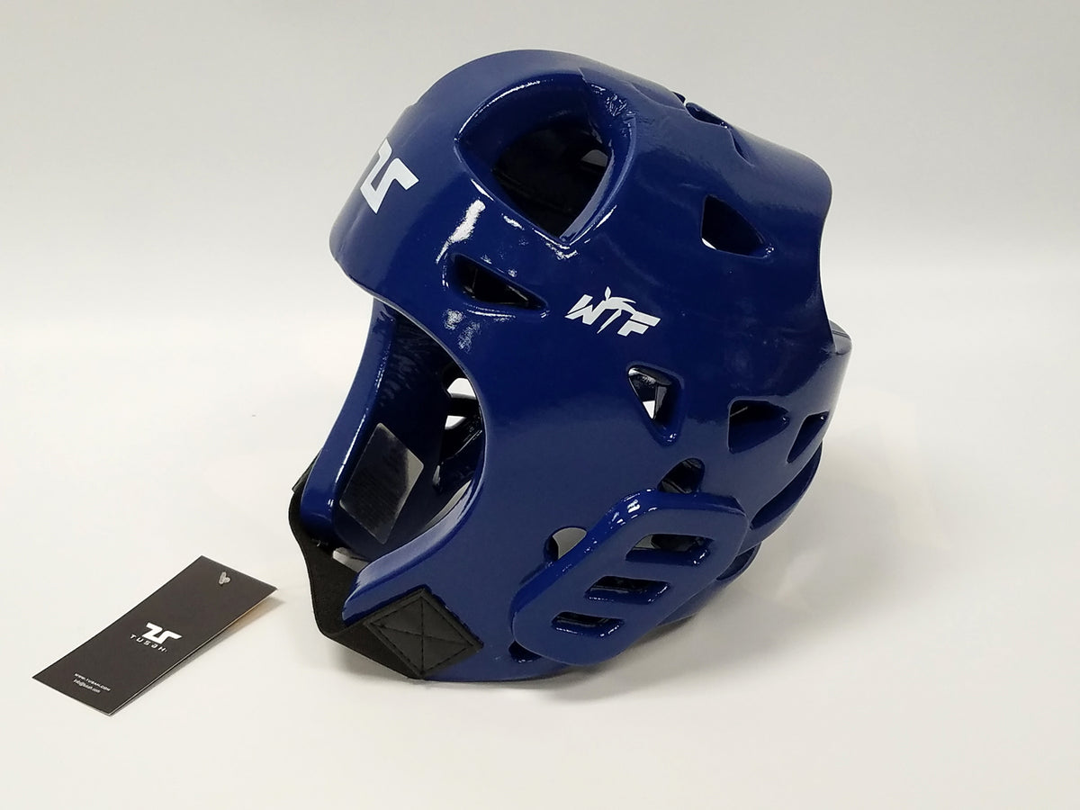 WTF Approved Taekwondo Head Guard Protector with Padding and Elastic Strap