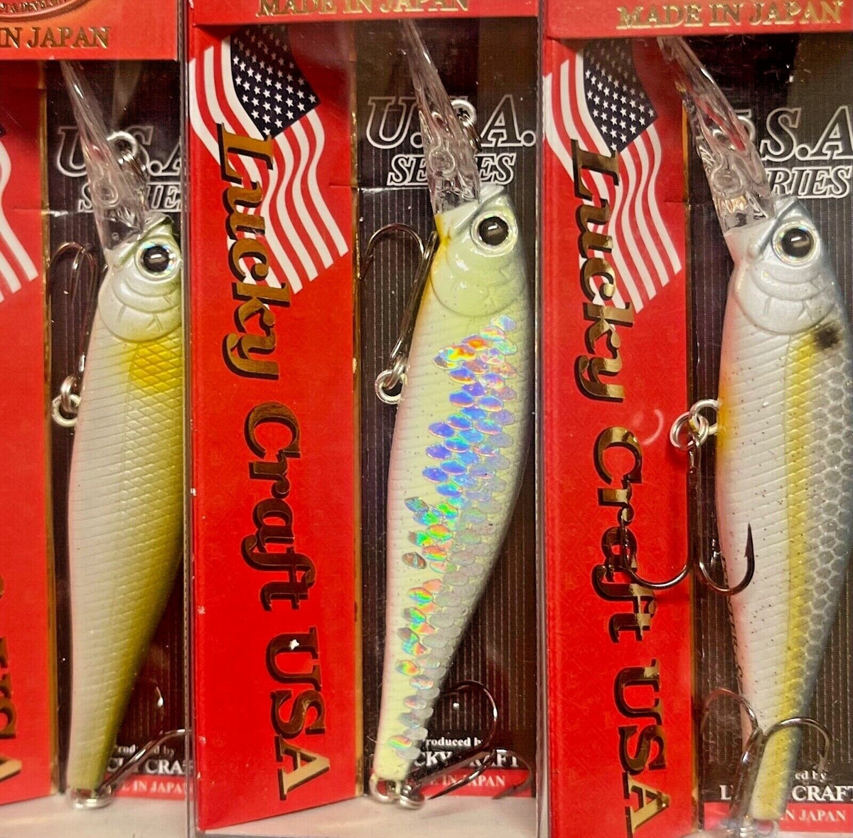 Deep Diving Jerkbait Fishing Lure - Multiple Colors, 2.5 Inch, 6 Feet Depth