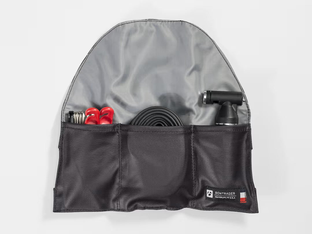Small Water-Resistant Bicycle Saddle Bag with BOA Closure System