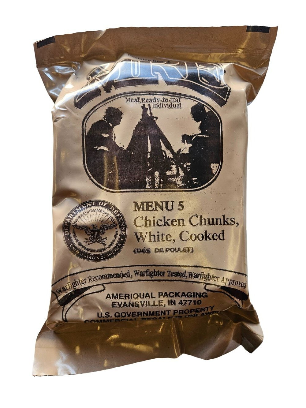 2024-2025 US Military MRE Meal Ready to Eat Assorted Menu Options