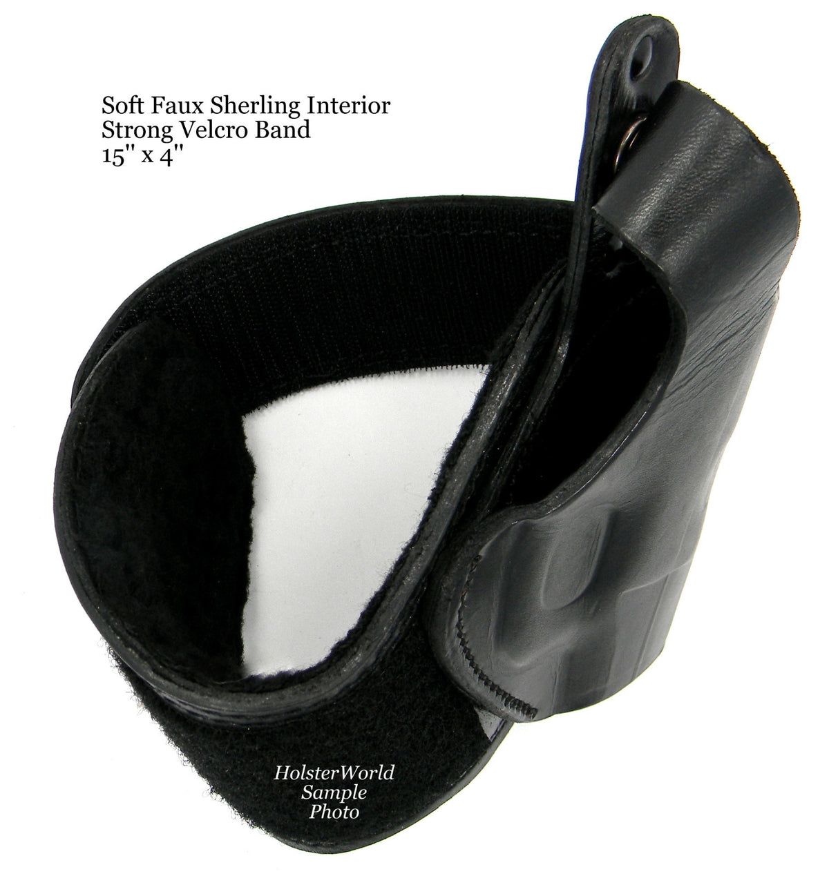 Premium Leather Ankle Holster for Concealed Carry - Right Hand Fit
