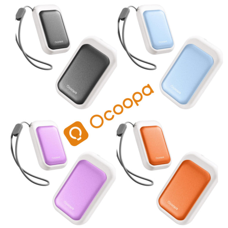 Rechargeable Magnetic Hand Warmers - Slim Pocketable Heater with 5000mAh Power Bank