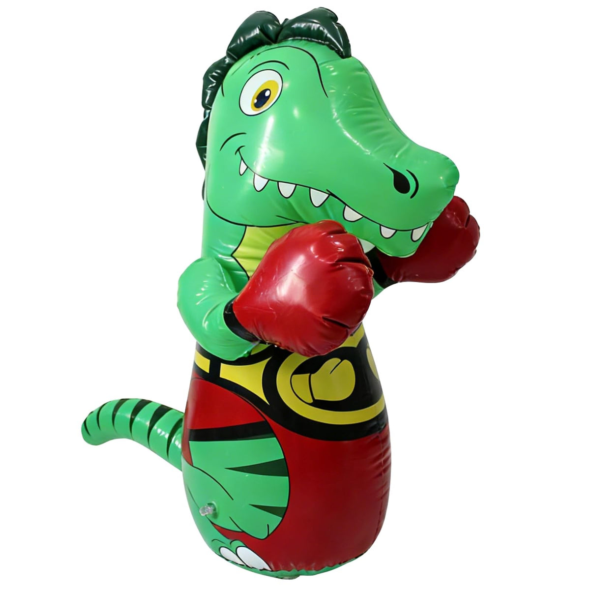 47-Inch Inflatable Dinosaur Punching Bag for Stress Relief and Fitness