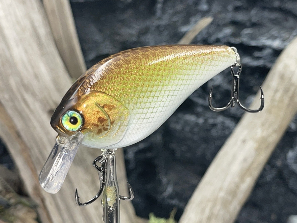 3.15 Inch Square Bill Crankbait - Custom Copper Color Fishing Lure