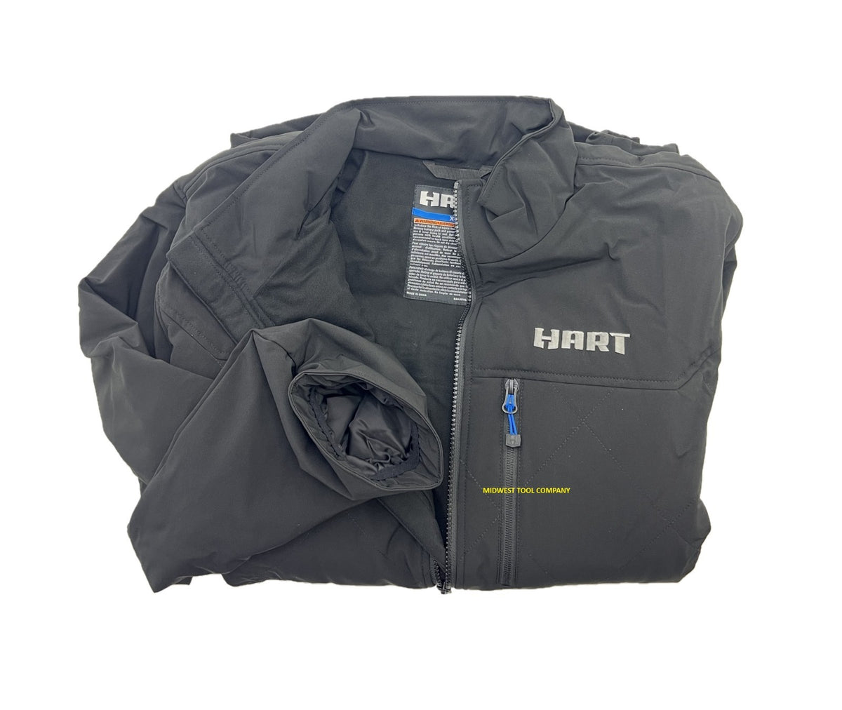 Heated Black Jacket with 20V Battery Kit for Outdoor Activities XL