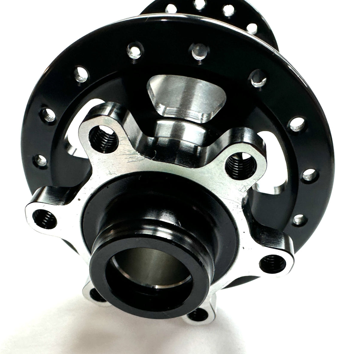 Bike Disc Hub 32H 110mm x 15mm 6-Bolt Front Sealed Bearings Black