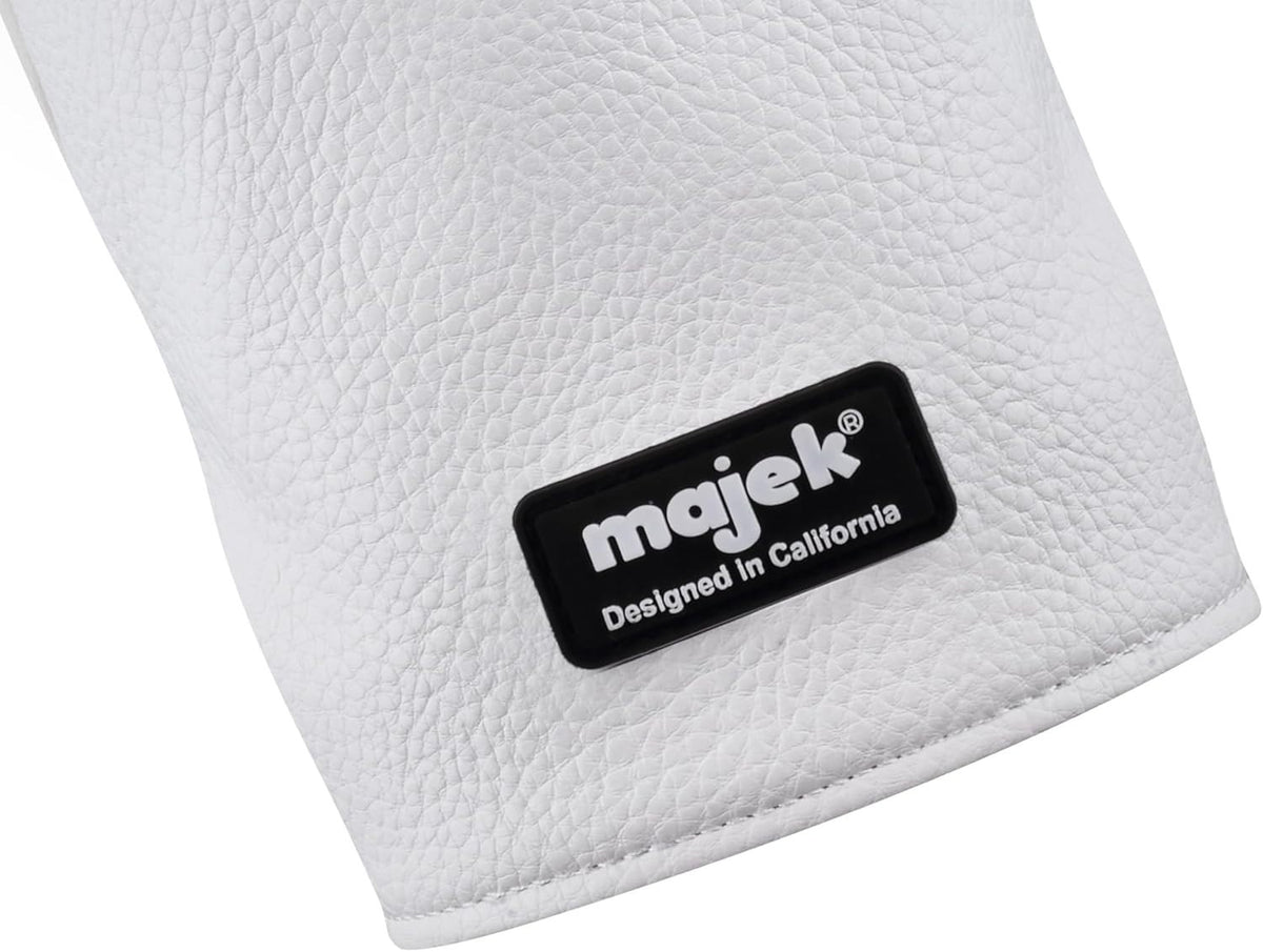 Golf Headcover Set with Retro Leatherette Finish for Drivers & Fairways