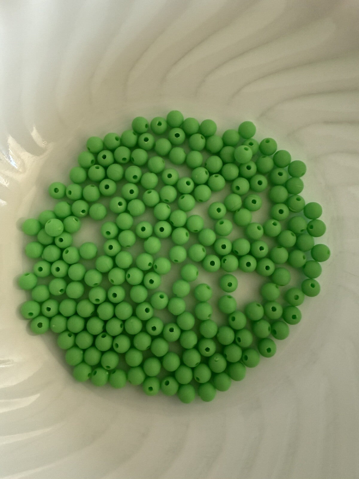 200 Count 6mm Round Pearl Beads for Fishing Spinners - Multiple Colors