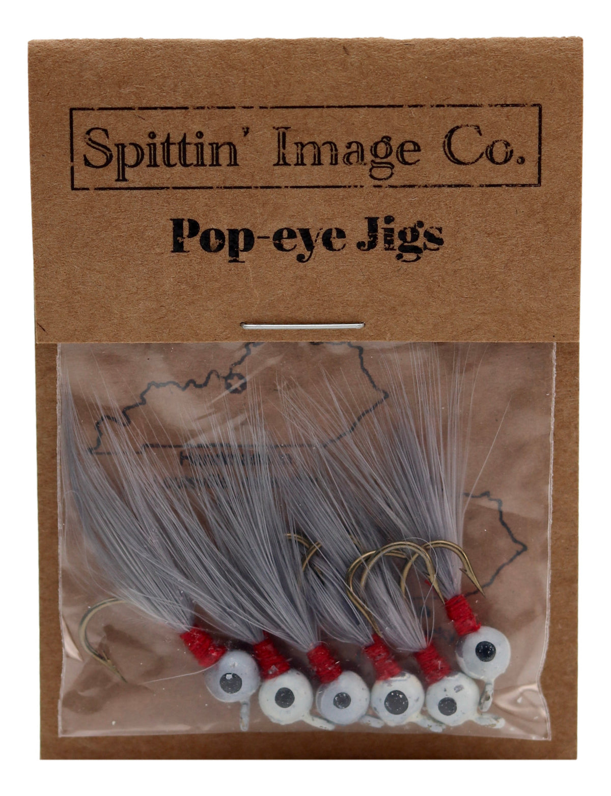 Artificial Fishing Jigs - 1/20 oz Flies with Hand Tied Feathers - 6 Pack