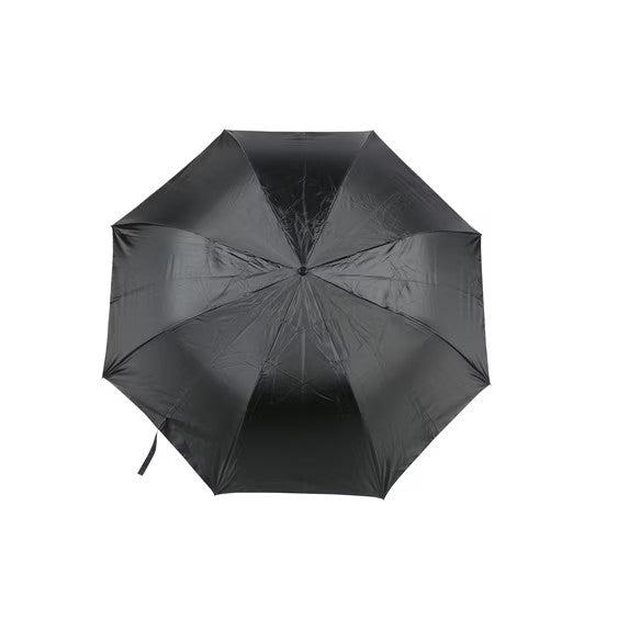 Outdoor Chair Umbrella with Clamp - Large 42x42 Inches, Black