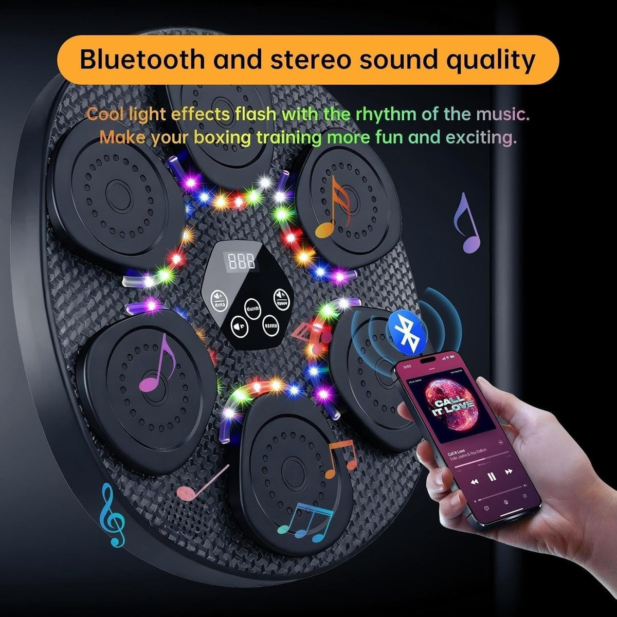 Kids Boxing Machine with Music Light Effects - Fitness & Training Equipment