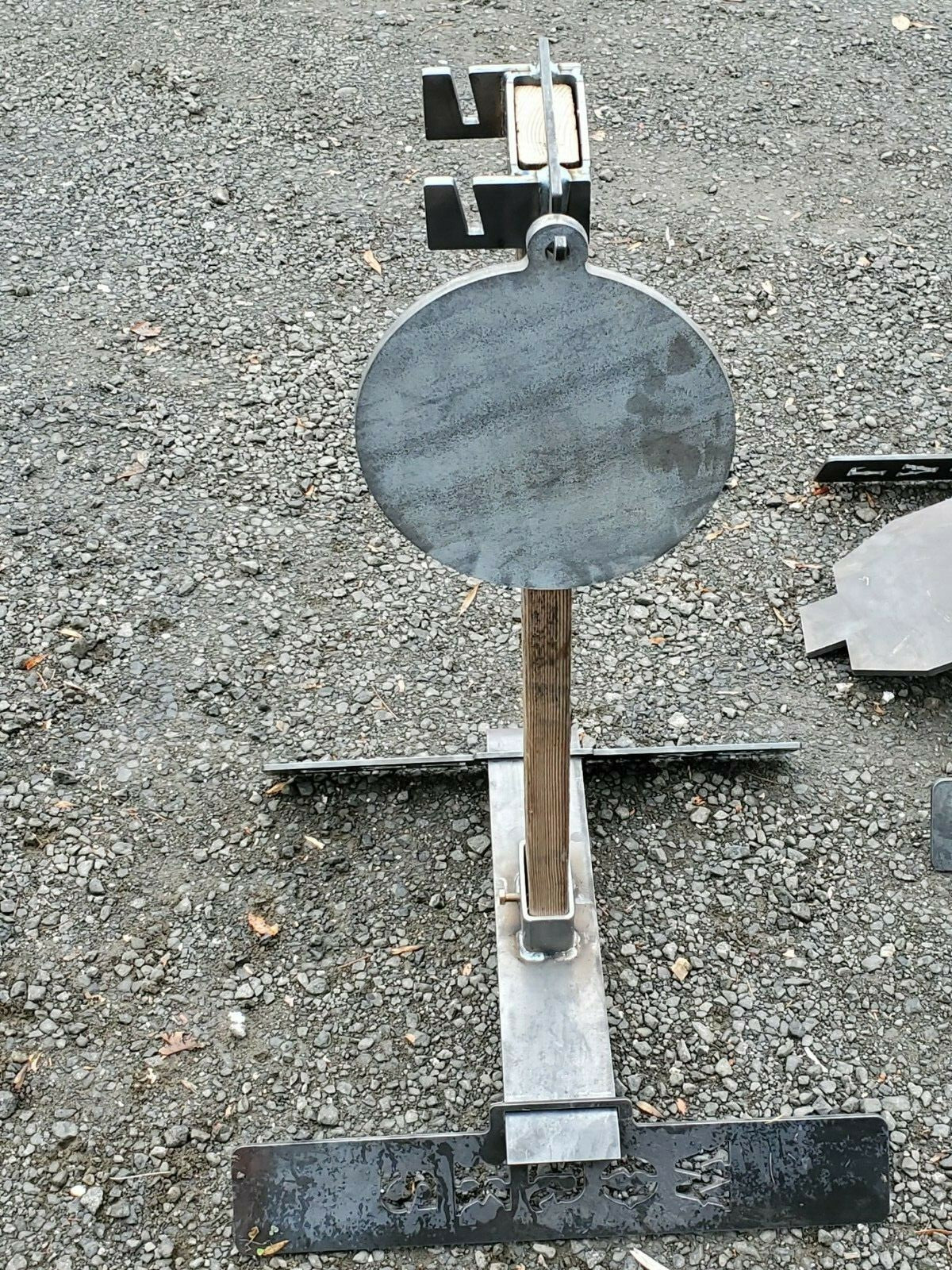 Angled Steel Shooting Target Stand Kit for 3/8 AR500 Targets - Durable Range Accessories