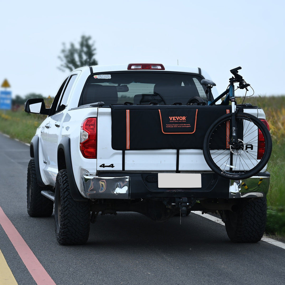 53-Inch Bike Tailgate Pad for Pickup Trucks - Fits 5 Bikes, Waterproof & Protective